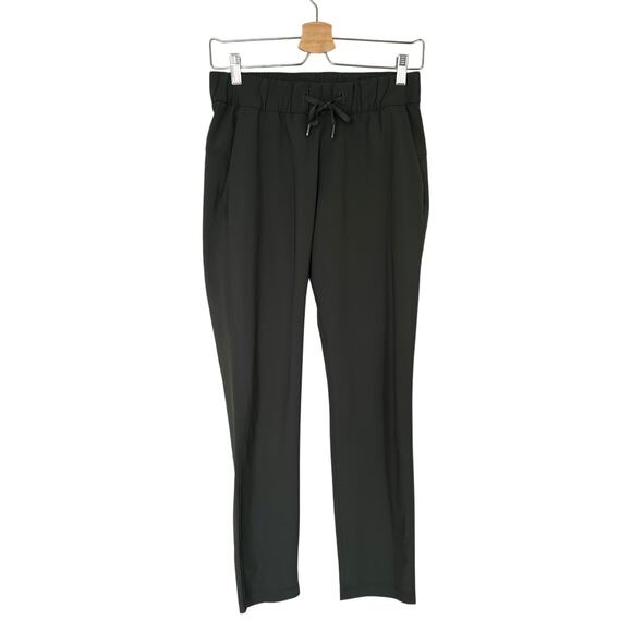 Lululemon On the Fly Pant Woven Jogger Pants Evergreen Women's Size 4 Pockets - Picture 1 of 13